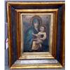 Image 1 : ICON MADONNA AND CHILD, OIL ON COPPER 5 1/2" X 8"