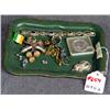 Image 1 : TRAY LOT WITH STERLING JEWELRY, KENNEDY HALF, ETC.