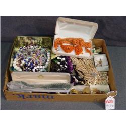 BOX LOT COSTUME JEWELRY