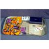 Image 1 : TRAY LOT WITH IMMIGRATION PAPERS, AIRLINE PINS, ET