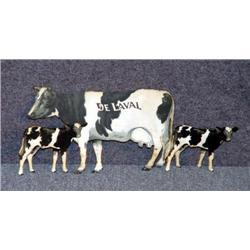 TOLE DELAVAL HOLSTEIN COW AND CALVES