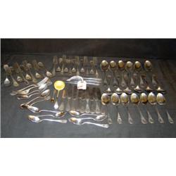 TIFFANY AND COMP ANTIQUE IVY STERLING FLATWARE, CO