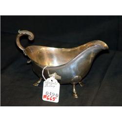 TIFFANY AND CO STERLING GRAVY BOAT, PROVENANCE ANN