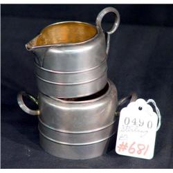 STERLING SUGAR AND CREAMER