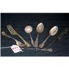 Image 1 : STERLING FLATWARE PCS INCL TONGS- 7 X THE MONEY