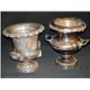 Image 1 : FANCY VICTORIAN SILVERPLATED CHAMPAGNE COOLERS- 2