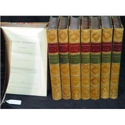 LOT 8 VOL OVERSIZED SET SHAKESPEARE'S WORKS IN QUA