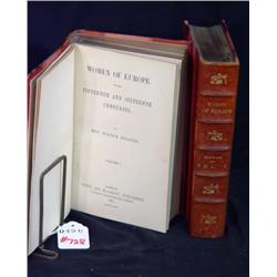 HIGGINS' 2 VOLUMES "WOMEN OF EUROPE" 1885