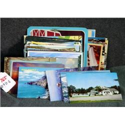 BOX LOT NEWER POST CARDS