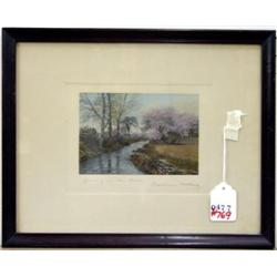 WALLACE NUTTING PRINT "SPRING IN THE DELL"