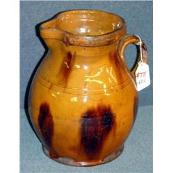 CONN REDWARE HANDLED CIDER PITCHER 10.5" HIGH, PRO