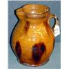 Image 1 : CONN REDWARE HANDLED CIDER PITCHER 10.5" HIGH, PRO