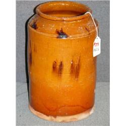 CONN REDWARE CROCK 12 " HIGH, PROVENANCE WALSTROM