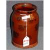 Image 1 : CONN. REDWARE 8" CROCK, PROVENANCE WALSTROM