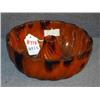 Image 1 : CONN. REDWARE PUDDING MOLD, 8" DIAMETER AND 3" HIG