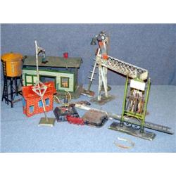 TRAY LOT TOLE IVES ACCESSORIES INCL SIGNALS