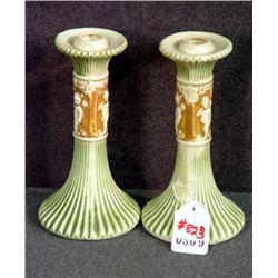 DONOTELLO PATTERN ROSEVILLE 8" CANDLESTICKS