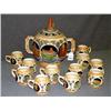 Image 1 : GERMAN PUNCH POT WITH 11 CUPS