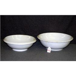 LOT OF 2 IRONSTONE BOWLS