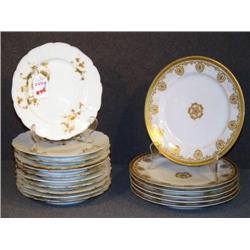 LOT OF 11 LIMOGES PLATES