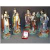 Image 1 : LOT OF 8 EARLY ORIENTAL PORCELAIN IMMORTAL FIGURES