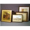 Image 1 : BOX LOT OF BLACK WALNUT FRAMES AND ITALIAN