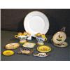 Image 1 : PLATE LOT WITH QUIMPER DISHES AND ITALIAN POTTERY,