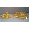 Image 1 : GILT DECORATED GLASS BOWLS WITH UNDERPLATES AND CU