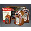 Image 1 : LOT 3 JUKEBOX RADIOS AND CHRISTMAS MUSIC BOX