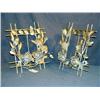 Image 1 : PAIR OF FREE STANDING METAL FLORAL RACKS