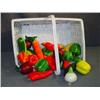 Image 1 : BASKET OF FAKE VEGETABLES