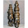Image 1 : 2 PLASTER AFRICAN HEAD DECORATIONS