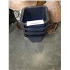 Image 2 : 2 PAGODA STYLE BIRD FEEDERS WITH 4 PLANTER POTS