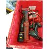 Image 2 : TOTE W/ 2 MAKITA DRILLS - NO BATTERIES, AND 2 MILWAUKEE BATTERY CHARGERS
