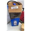 Image 2 : MECHANICS CREEPER, 1L SPRAY GUN AND 2GALLON PUMP SPRAYER AND BOX OF NEW ANGLE GRINDER GRINDING WHEEL
