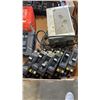 Image 2 : BOX OF LOAD STRAPS, HEAVY DUTY FUSES, POWER BARS, ETC