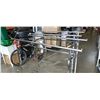 Image 2 : 2 DOUBLE ARM CLOTHING RACK 50"H (ADJUSTABLE) X 60" X 22"