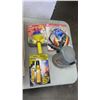 Image 2 : BOX OF PARTS BINS, BULB CHANGER, GOGGLE KIT AND MORE
