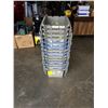 Image 1 : STACK OF 15 TOTES WITH BUILT IN INTERLOCKING LIDS