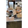 Image 1 : 2 BOXES OF COLLECTIBLES AND BIRDHOUSE