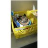 Image 2 : 2 CRATES OF COLLECTIBLES, SILVER PLATE AND MORE