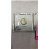 Image 2 : 4 CANADIAN DIMES .800 SILVER 1950-1952 GEORGE  VI - ELIZABETH II
