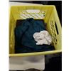 Image 8 : 2 CRATES OF LINENS AND PICTURES