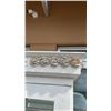 Image 8 : RUSTIC DISPLAY CABINET WITH GLASS SHELVES