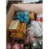 Image 3 : BOX OF CHRISTMAS LIGHTS AND ORNAMENTS