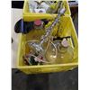 Image 2 : 2 CRATES OF GLASSWARE, COLLECTIBLES, MOONSHINE BOTTLE ETC