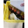 Image 2 : 2 CRATES IRONSTONE DISHES, STAFFORDSHIRE DISHES AND MORE