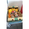 Image 2 : 6 LIKE NEW LADIES SWEATERS WITH RED SUITCASE OF BLOUSES