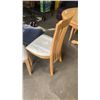 Image 8 : OVAL DINIG TABLE WITH 4 SPINDLE BACK CHAIRS AND LEAF