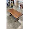 Image 2 : OAK 3PC COFFEE TABLE SET W/ DROP SIDES